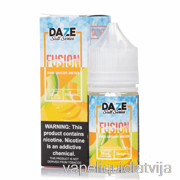 Ledus Banānu Kantalupa Medusrasa - 7 Dusmas Sāls - 30ml 30mg Vape šķidrums